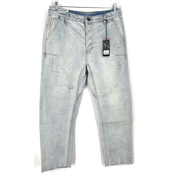 Man X One Teaspoon 34 Long Brando Mr Browns Jeans NWT - Picture 11 of 11